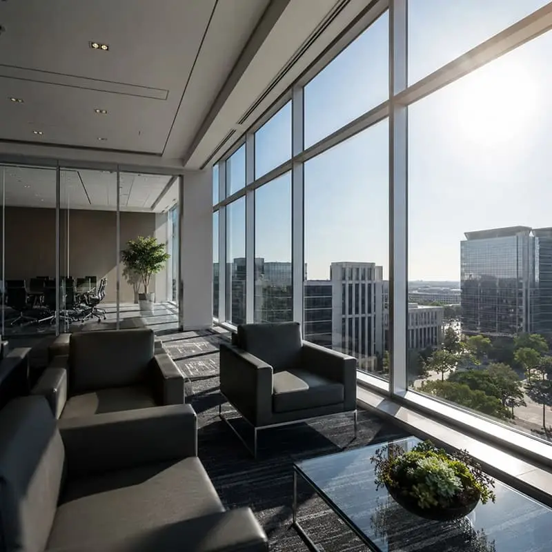 Commercial heat reduction window film